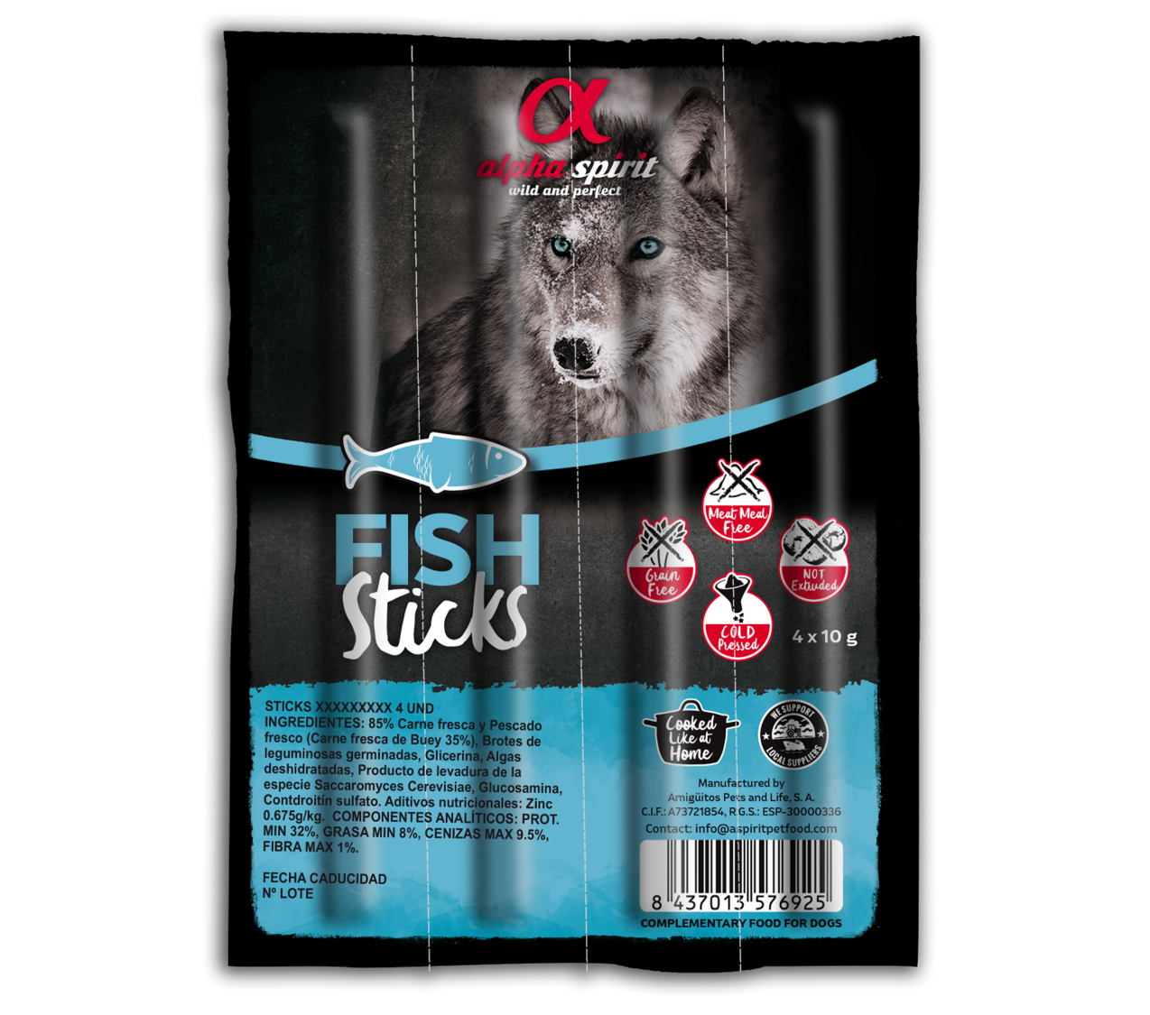 Fish Sticks (4 units) – Alpha Spirit Store