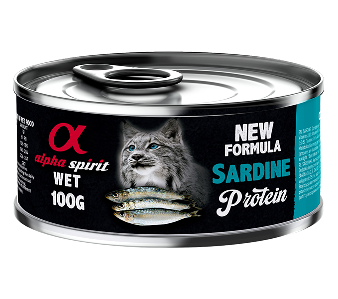 ALIMENTO HÚMIDO DE SARDINHA PARA GATOS