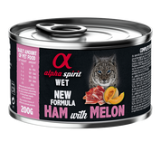 ALIMENTO HÚMEDO DE JAMÓN CON MELÓN PARA GATOS