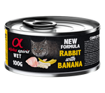 Paté de Conejo con Plátano para Gatos