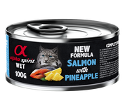 ALIMENTO HÚMIDO DE SALMÃO COM ANANÁS PARA GATOS