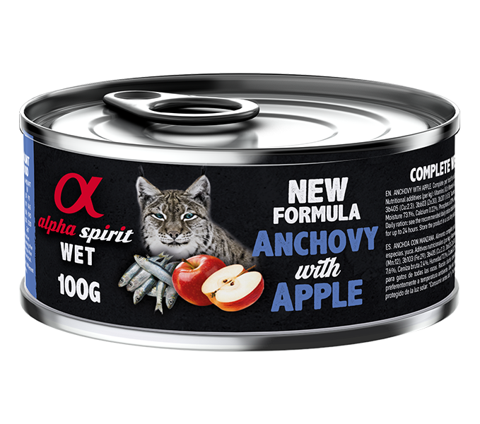 Paté de Boquerón con Manzana para Gatos