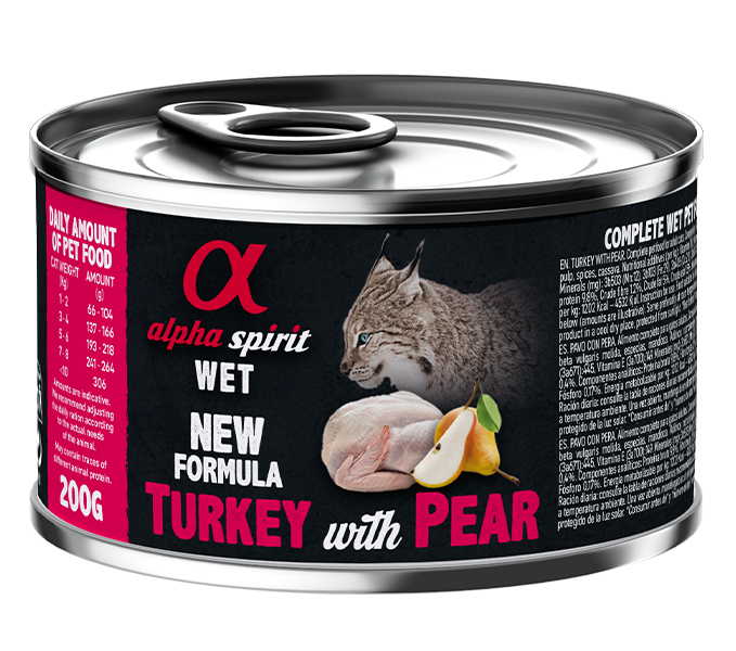 Paté de Pavo con Pera para Gatos