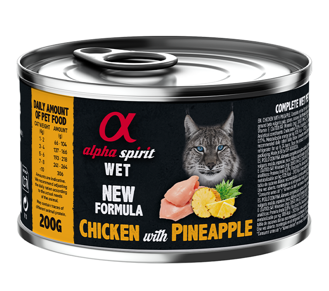 Paté de Pollo con Piña para Gatos