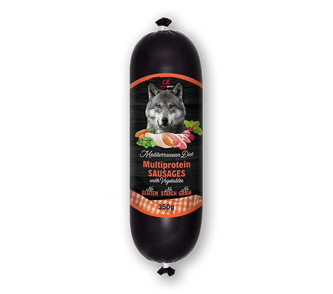 Salchicha Mediterranean Multiprotein para Perros