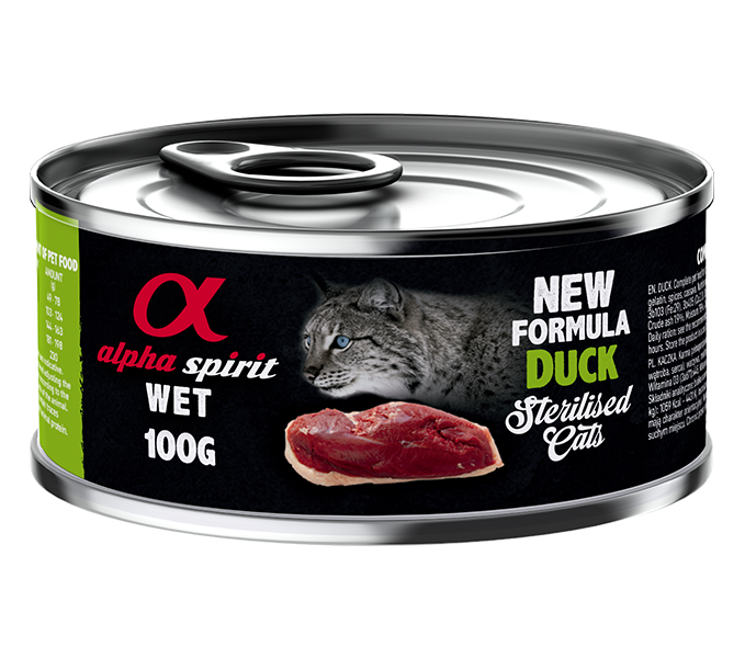 Paté de Pato para Gatos Esterilizados