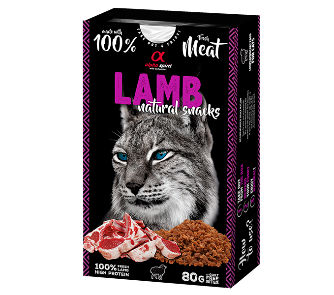 Natural Snack para Gatos - Cordero