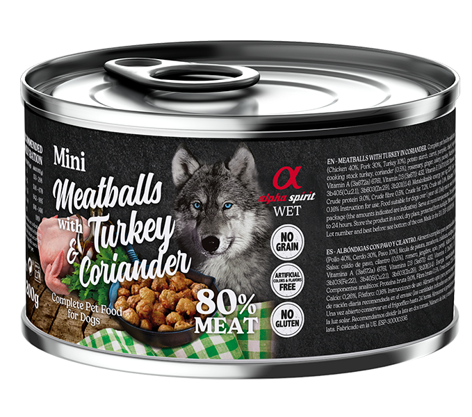 Albóndigas de Pavo y Cilantro para Perros
