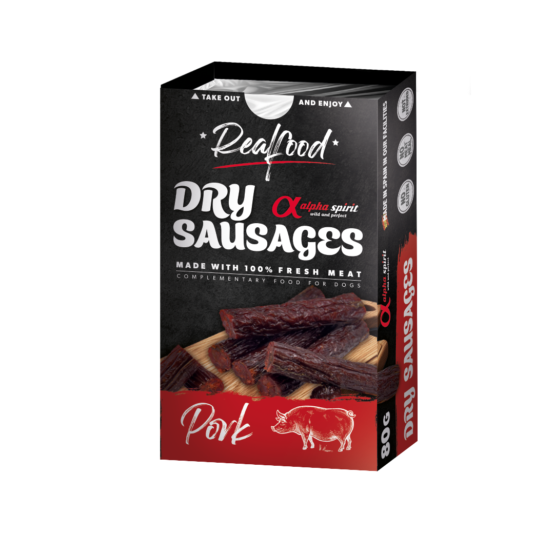 Salchicha Curada de Cerdo para Perros