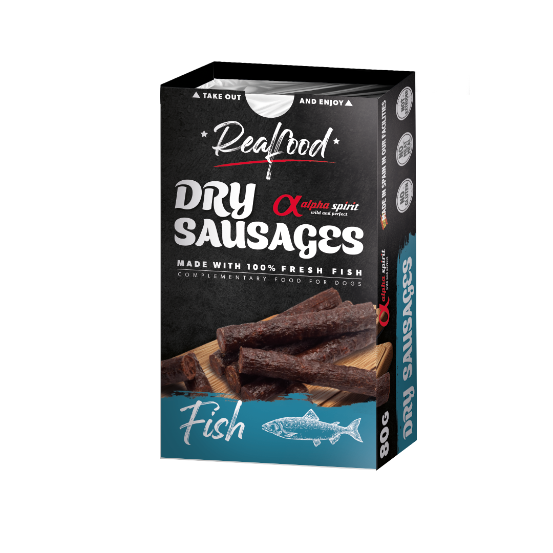 Cured Fish Sausage for Dogs