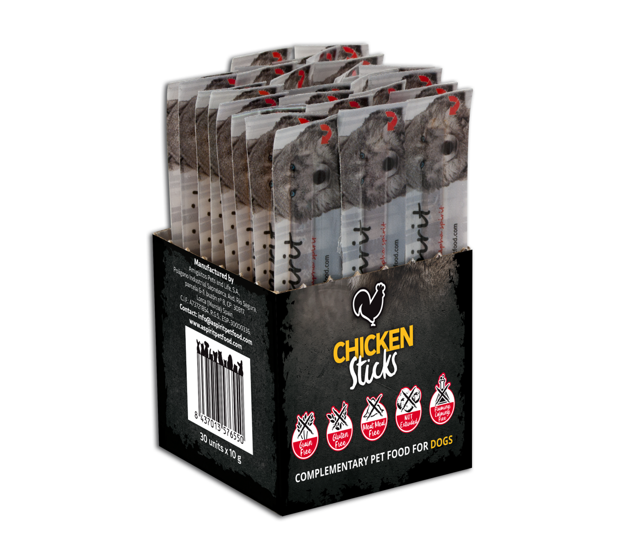 Palitos de frango individuais (30 unds)