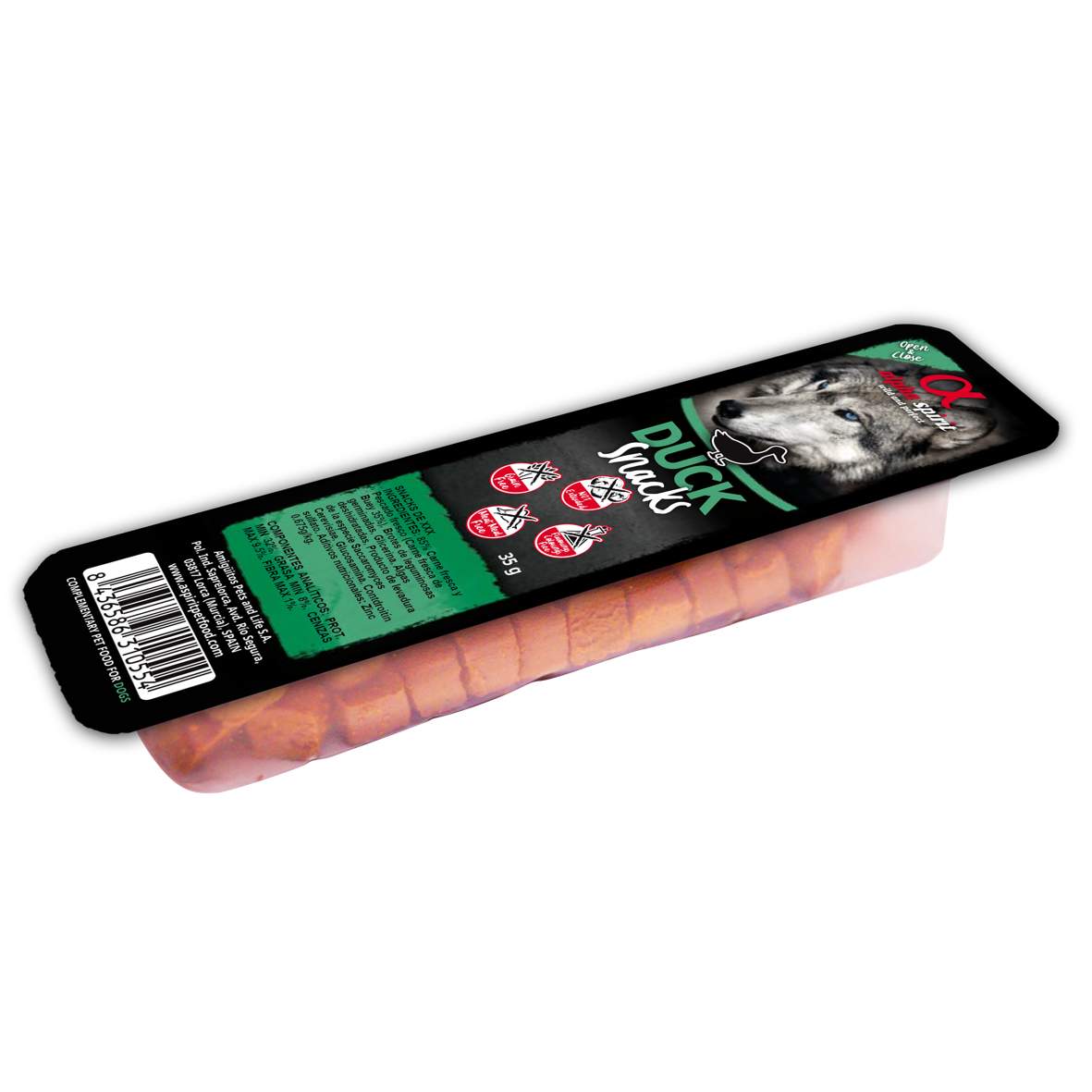 Snack de Pato para perros